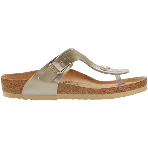 Birkenstock Gizeh Kids Electric Metallic Gold Sandal Fashion