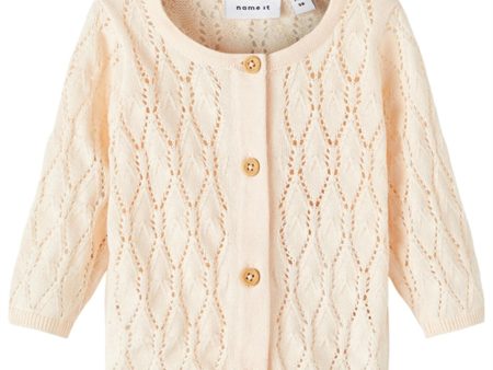 Name it Créme De Pêche Falille Strik Cardigan Sale