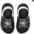 Calvin Klein Comfy Sandal Black White Online Hot Sale