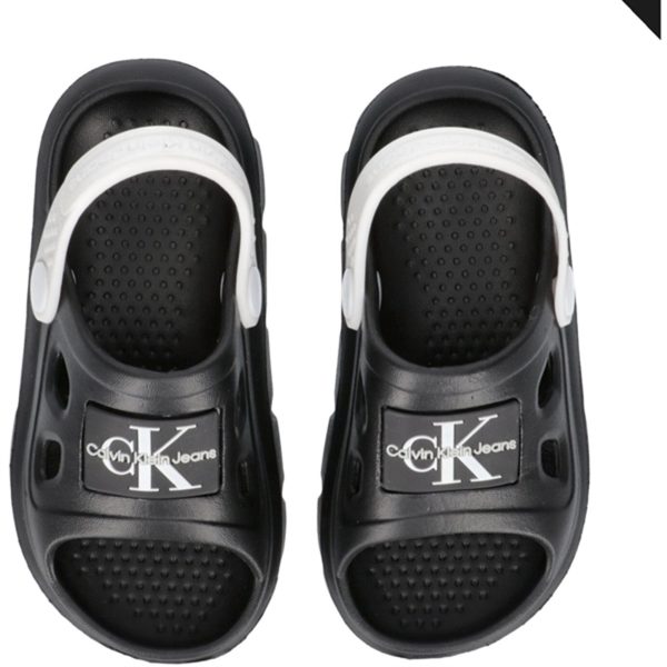 Calvin Klein Comfy Sandal Black White Online Hot Sale