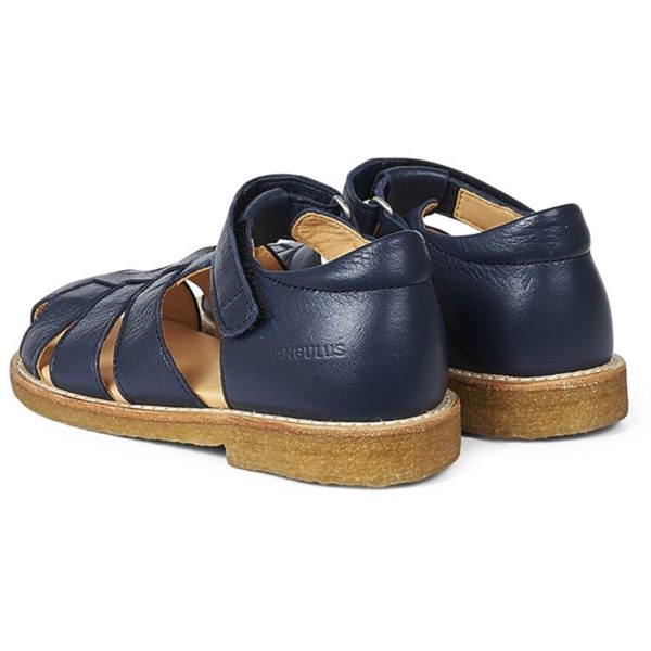 Angulus Sandal M. Velcrolukning Navy Discount