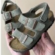 Birkenstock Milano HL Kids VL Taupe Sandal Hot on Sale