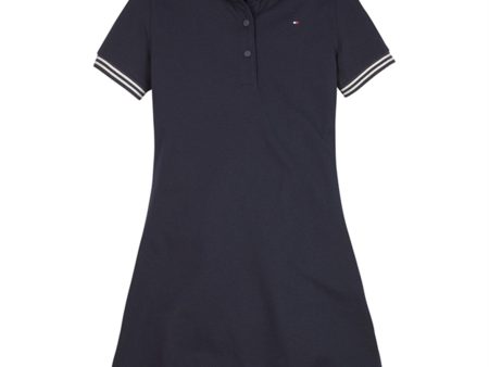 Tommy Hilfiger Essential Polo Kjole Desert Sky Fashion