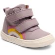 Bisgaard Rainbow Velcro Sko Purple Hot on Sale