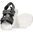 Calvin Klein Velcro Sandal Black Hot on Sale