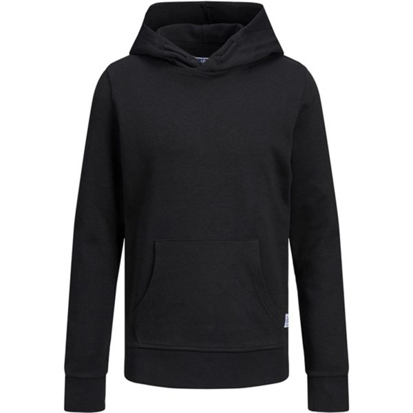 Jack & Jones Junior Black Basic Hoodie Noos For Discount