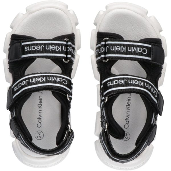 Calvin Klein Velcro Sandal Black Hot on Sale