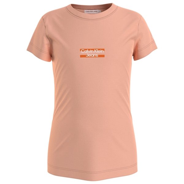 Calvin Klein Hero Logo Slim Fit T-Shirt Fresh Cantaloupe Online