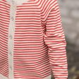 Fliink High Risk Red Stripe Fave Stripe Strik Cardigan on Sale