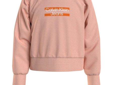 Calvin Klein Hero Logo Sweatshirt Fresh Cantaloupe Supply