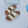 Birkenstock Arizona Kids Electric Metallic Gold Sandal Online now