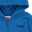 Levi s Logo Full-Zip Hoodie Blue Online now