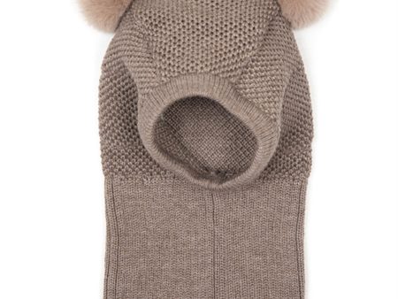 Huttelihut Uld Wooly Vindstop Elefanthue Brown on Sale