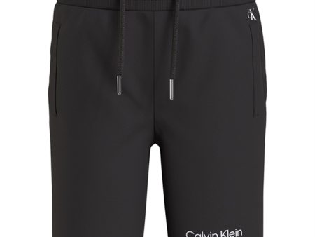 Calvin Klein Stack Logo Jogger Shorts Ck Black Discount