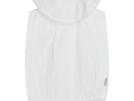 Hust & Claire Baby Magnolia Romper White Online Sale