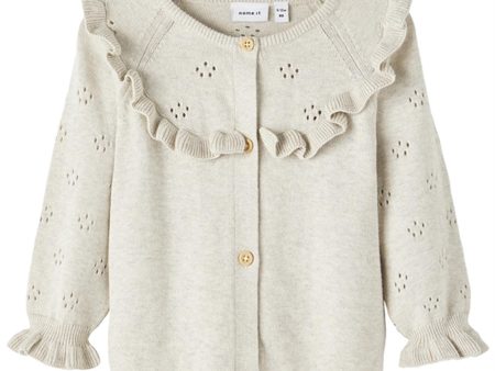 Name it Peyote Melange Hella Strik Cardigan on Sale