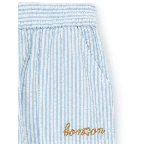 BONTON Rayure Bleue Baby Bukser Fashion