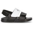 Calvin Klein Velcro Sandal Black White Cheap