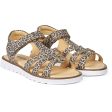 Angulus Sandal M. T-Rem Og Velcrolukning Leopard Supply