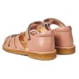 Angulus Hjerte Sandal M. Velcrolukning Mørk Peach Multi Glitter Discount