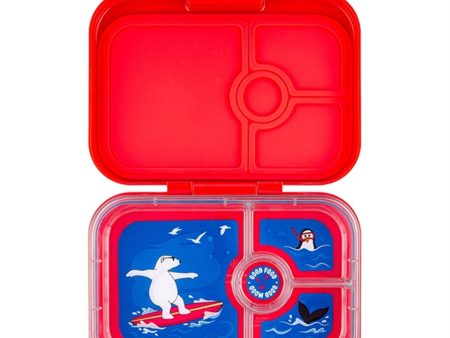 Yumbox Panino 4 Rum Madkasse Roar Red Polar Bear Sale