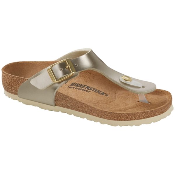 Birkenstock Gizeh Kids Electric Metallic Gold Sandal Fashion