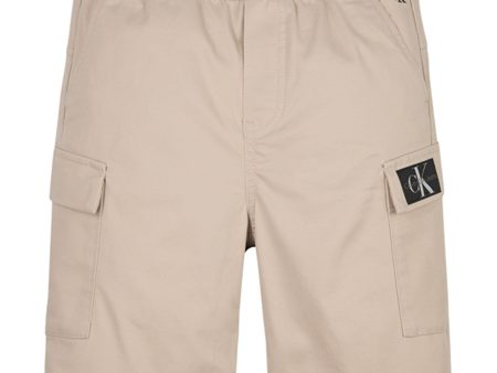 Calvin Klein Cargo Shorts Classic Beige on Sale