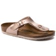 Birkenstock Gizeh Kids Electric Metallic Copper Sandal on Sale