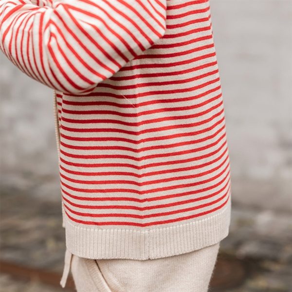 Fliink High Risk Red Stripe Fave Stripe Strik Cardigan on Sale