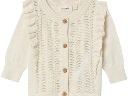 Lil Atelier Turtledove Hija Strik Cardigan Online Sale