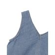 Name it Medium Blue Denim Fida Loose Denim Kjole Hot on Sale