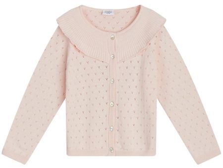 Hust & Claire Mini Pen Cardigan Skin Chalk Fashion