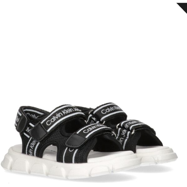 Calvin Klein Velcro Sandal Black Hot on Sale