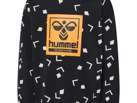 Hummel Black Elijah Sweatshirt For Discount