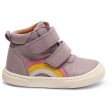 Bisgaard Rainbow Velcro Sko Purple Hot on Sale