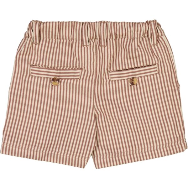 Wheat Vintage Stripe Elvig Shorts For Cheap