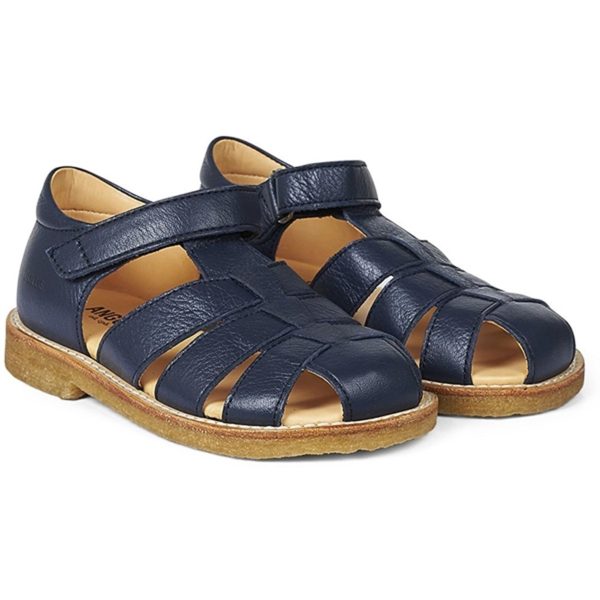 Angulus Sandal M. Velcrolukning Navy Discount