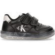 Calvin Klein Low Cut Velcro Sneakers Black For Cheap