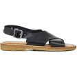 Angulus Sandal M. Spændelukning Sort on Sale