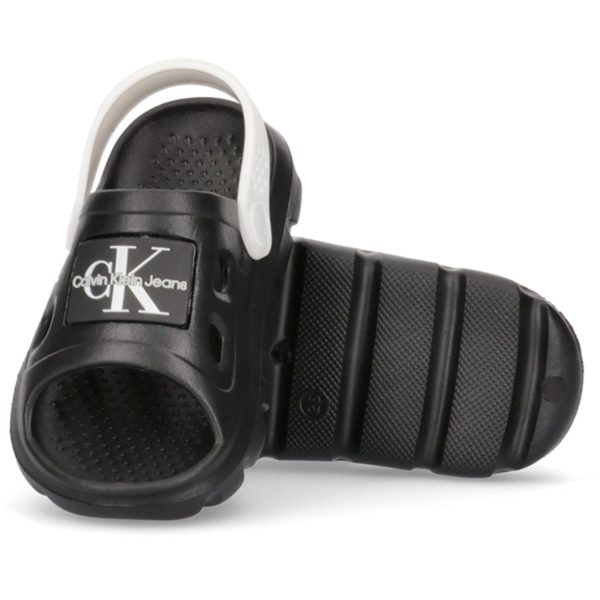 Calvin Klein Comfy Sandal Black White Online Hot Sale