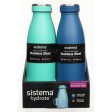 Sistema Stainless Steel Drikkedunk 500 ml Ocean Blue For Discount