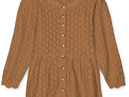 Fliink Tigers Eye Oma Strik Cardigan For Cheap