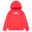 Levi s Poster Logo Pullover Hoodie Red For Cheap