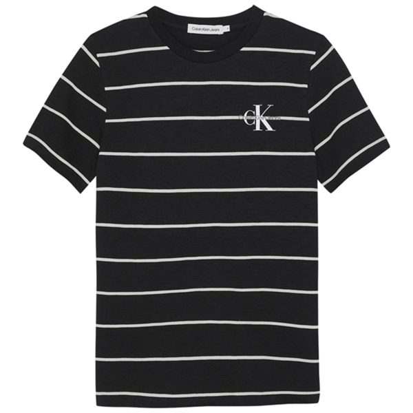 Calvin Klein Print Sunreveal Stripe T-shirt Ck Black Online Hot Sale