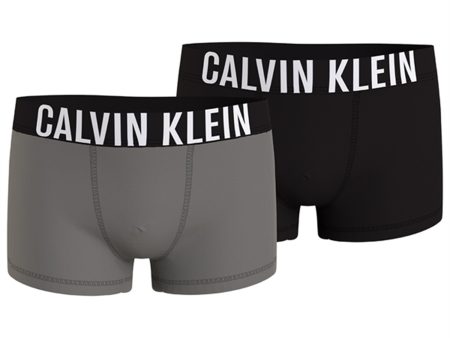 Calvin Klein Boxershorts 2-pak Pebblestone Pvh Black For Discount