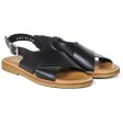 Angulus Sandal M. Spændelukning Sort on Sale