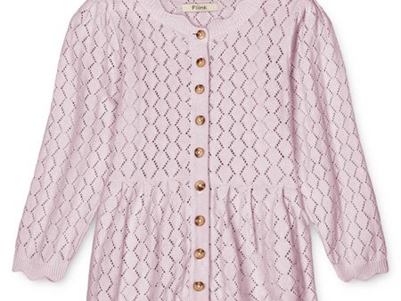 Fliink Lavender Fog Oma Strik Cardigan Hot on Sale