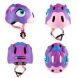 Crazy Safety Hest Cykelhjelm Purple Supply