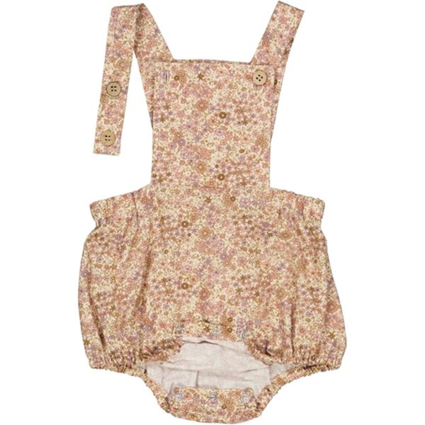 Wheat Clam Flowers Ofelia Romper Online now