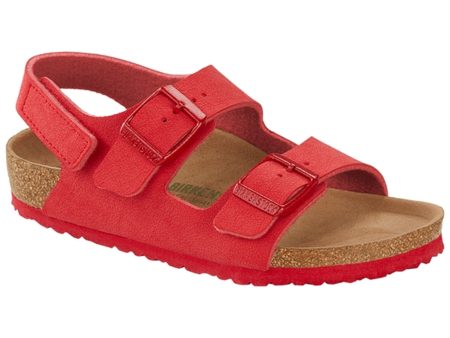 Birkenstock Milano HL K Earthy V. Active Red Sandal Cheap